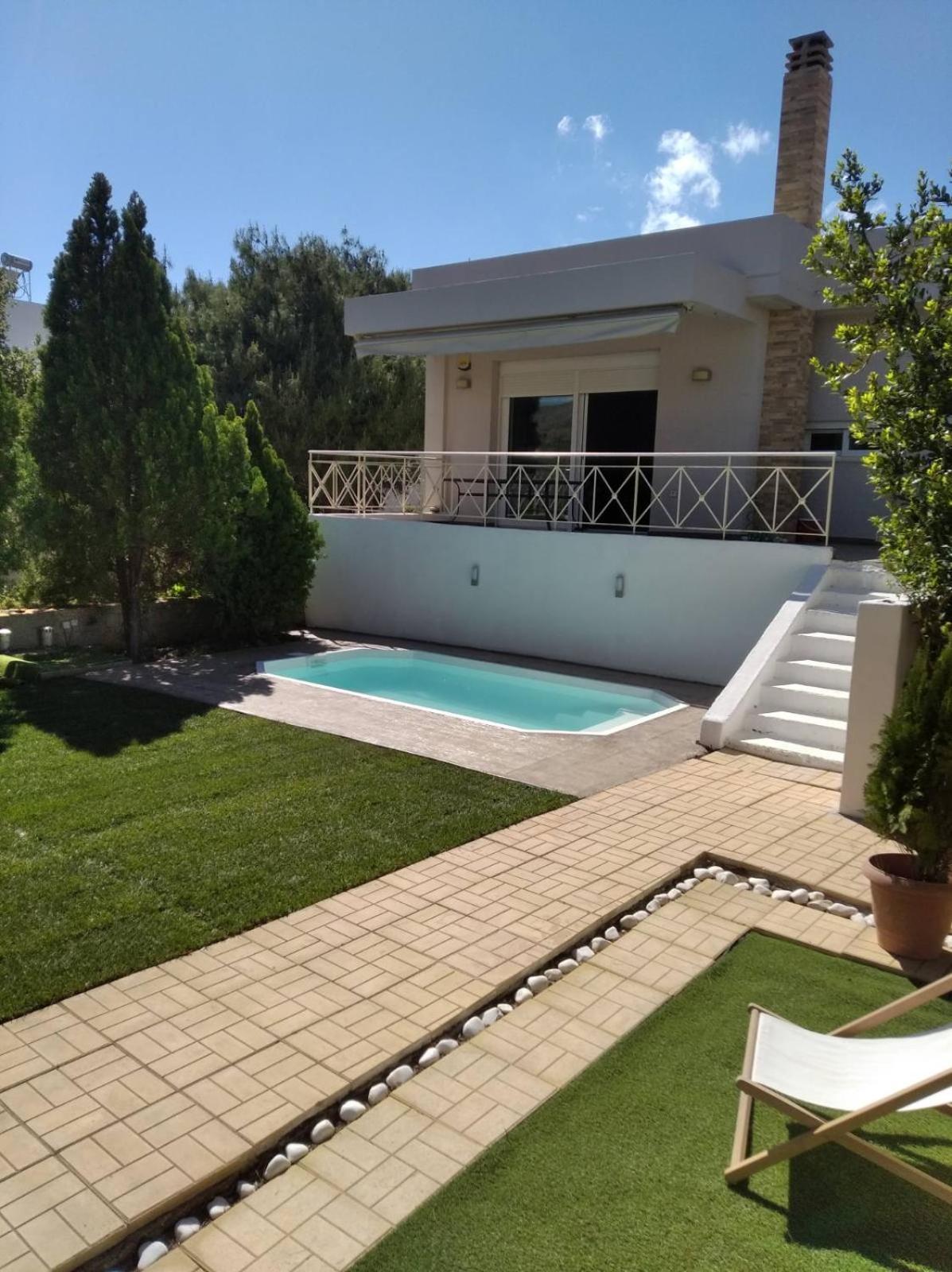 Cozy Villa Vita Lagonisi Kalivia Thorikou Luaran gambar